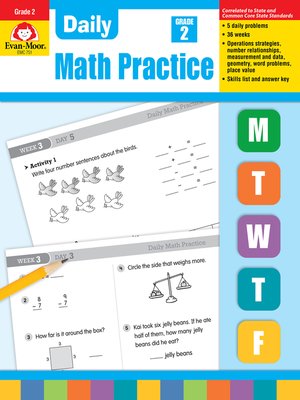 cover image of Daily Math Practice, Grade 2